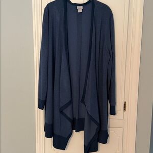 Chico's Deep Blue Knit Cardigan